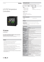 TX SERIES: LCD PID TEMPERATURE CONTROLLERS